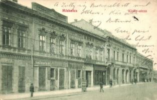 1903 Miskolc, Király utca, Weintraub Dániel üzlete. Kiadja Grünwald Ignác (EK)