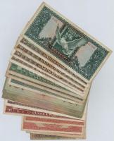 20db-os vegyes korona és pengő bankjegy tétel T:III