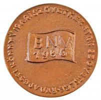 Borsos Miklós (1906-1990) 1986. "Budapesti Könnyűipari Szövetkezetek Szövetsége - BNV 1986&quot...