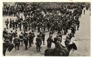 1938 Ipolyság, Sahy; bevonulás, A Felvidék felszabadulásának első örömünnepe / entry of the Hungarian troops