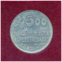 1984. 500Ft Ag "Nyári Olimpiai Játékok - Los Angeles" eredeti tokban, tanúsítvánnyal T:BU ...