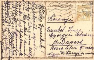 1916 In Hoc Signo Vinces. Központi hatalmak zászlós propaganda lap. Rigler József Ede kiadása (R.J.E...