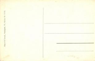 Cotillon / WWI Anti-Entente Powers mocking propaganda art postcard. Bauer & Tarnai