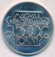1985. 500Ft Ag "Kulturális Fórum Budapest 1985" T:BU patinaAdamo EM89