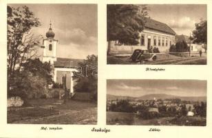 12 db RÉGI és MODERN városképes lap; Dunakanyar / 12 pre-1945 and modern Hungarian town-view postcar...