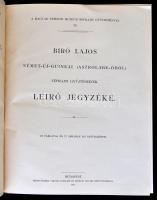 Bíró Lajos: Német-új-Guineai (Astrolabe-Öböl) néprajzi gyűjtésének leíró jegyzéke. Magyar Nemzeti Mú...