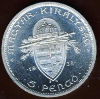 1938. 5P Ag "Szt.István" T:2
