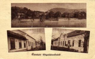 8 db RÉGI városképes lap: Nógrádverőce, Kismaros / 8 pre-1945 Hungarian town-view postcards