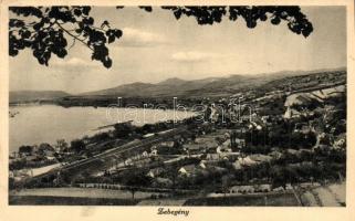 7 db MODERN és RÉGI magyar városképes lap: Zebegény / 7 modern and pre-1945 Hungarian town-view post...