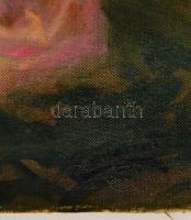 Innocent jelzéssel: Áhítat. Olaj, vászon-karton,  62×97 cm