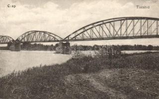 Csap, Chop; Híd, utca részlet, üzletek - 3 db régi képeslap / bridge, street, shops - 3 pre-1945 pos...