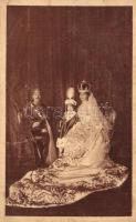 3 db RÉGI Habsburg uralkodói családot ábrázoló képeslap: IV. Károly, Zita, Ottó / 3 pre-1945 royalty...