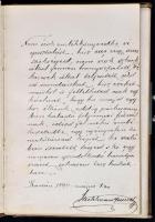 cca 1888 dr. nemes Grosschmid Géza (1872-1934) királyi közjegyző, a kassai jogászkamara elnöke, cseh...