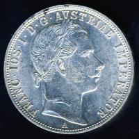 Ausztria 1861A 1Fl Ag T:1-/2+