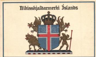 1920 Ríkisskjaldarmerki Íslands / Coat of arms of Iceland. Helgi Árnason