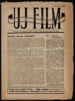 1946 Filmújság. Zsolnai László hetilapja. szerk: Fehér Olga, 3 szám, 1945 Uj Film c. lap egy száma