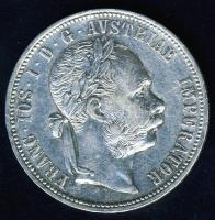 Ausztria 1880. 1Fl Ag T:2/2-