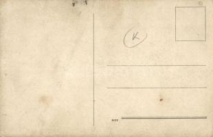 Vintage porn photo postcard with German military officer (EK)