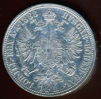Ausztria 1888. 1Fl Ag T:2/2-
