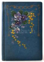 cca 1930 Lányka emlékkönyve, több szép rajzzal