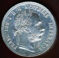 Ausztria 1888. 1Fl Ag T:2/2-