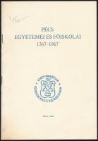 1967 600 éves a pécsi egyetem. Alkalmi nyomtatványok és egy, a Pécsi Klinikát ábrázoló rézkarc