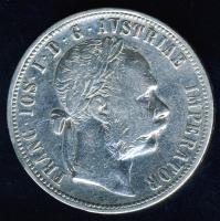 Ausztria 1889. 1Fl Ag T:3/3-