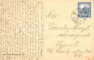 1933 Tápiósüly, Gőzmalom utca, Községháza, Béky Sándor üzlete