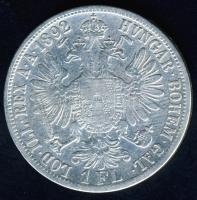 Ausztria 1892. 1Fl Ag T:3/3-