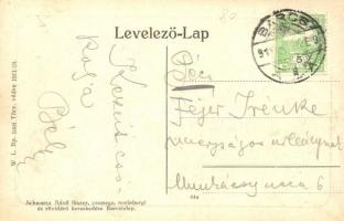 Barcs, Magyar Szlavón Kerületi Takarékpénztár, piaci bódé. W. L. Bp. 5008. Kiadja Schwarcz Adolf (EK...