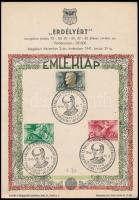 1939-1941 3 db klf emléklap