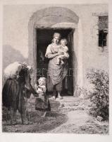 13 db rézmetszet, heliogravűr és más nagyméretű nyomat 29x40 cm