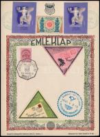 1941 2 emléklap propaganda bélyegekkel