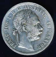 Ausztria 1886. 1Fl Ag T:3/3+