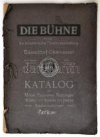 cca 1900 Die Bühne. Színházi kellék forgalmazó cég nagyméretű kosztüm katalógusa.  Hátsó borító nélkül / Large theater accessory and costume catalogue. Without rear cover 32x45 cm