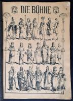 cca 1900 Die Bühne. Színházi kellék forgalmazó cég nagyméretű kosztüm katalógusa.  Hátsó borító nélk...