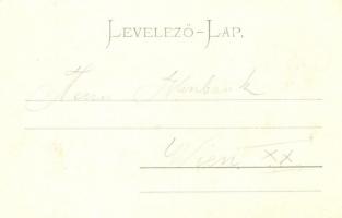 1902 Budapest VI. Nyugati pályaudvar, vasútállomás, villamos (EK)