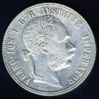 Ausztria 1881. 1Fl Ag T:3/3+