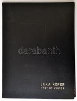 Luka Koper - port of Koper 8 db jelzett és számozott rézkarcot tartalmazó plüss mappa / Port of Kope...