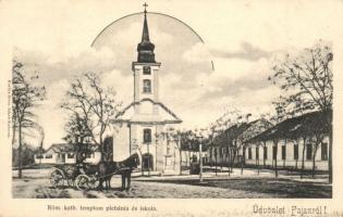 1902 Fajsz, Római katolikus plébánia és iskola. Kiadja Stern Jakab (EK)