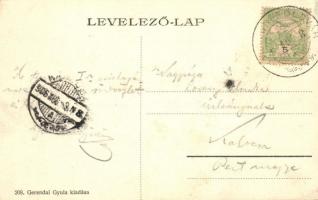 1906 Balatonföldvár, fürdőház, Gerendai Gyula kiadása (EK)