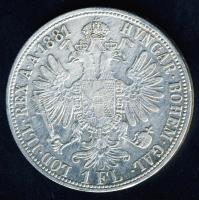 Ausztria 1881. 1Fl Ag T:3/3+