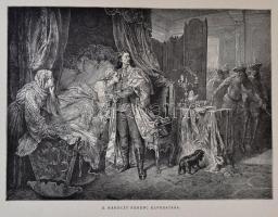 Szana Tamás: Magyar művészek. Műtörténelmi vázlatok képekkel. Bp., 1887, Révai, 8+251+5 p.+15 t. (Mű...