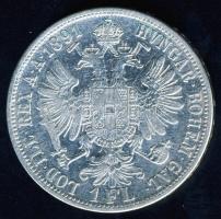 Ausztria 1891. 1Fl Ag T:3/3+