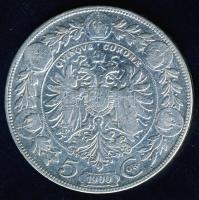 Ausztria 1900. 5C Ag T:3
