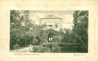 1913 Mátrafüred (Gyöngyös), Eleonora villa. W.L. Bp. 5496. (fl)