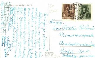 Budapest XIV. Városliget, Hungária Park (Angol Park), Vízisikló, Velosa pezsgő fenyőfürdő