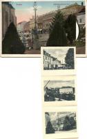 1931 Eperjes, Presov; Masaryk utca / Ciast Masarykovej ulici / street view. leporellocard (EK)