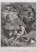 50 db szentkép metszetet tartalmazó berakó / 50 religious engravings in stockbook