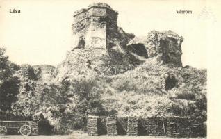Léva, Levice; Várrom / castle ruins (EK)